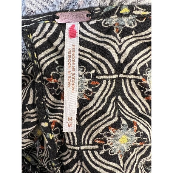 Free People Rolling Hills Long Sleeve Open Back Flowy Blouse OB526904 Medium - Picture 4 of 8